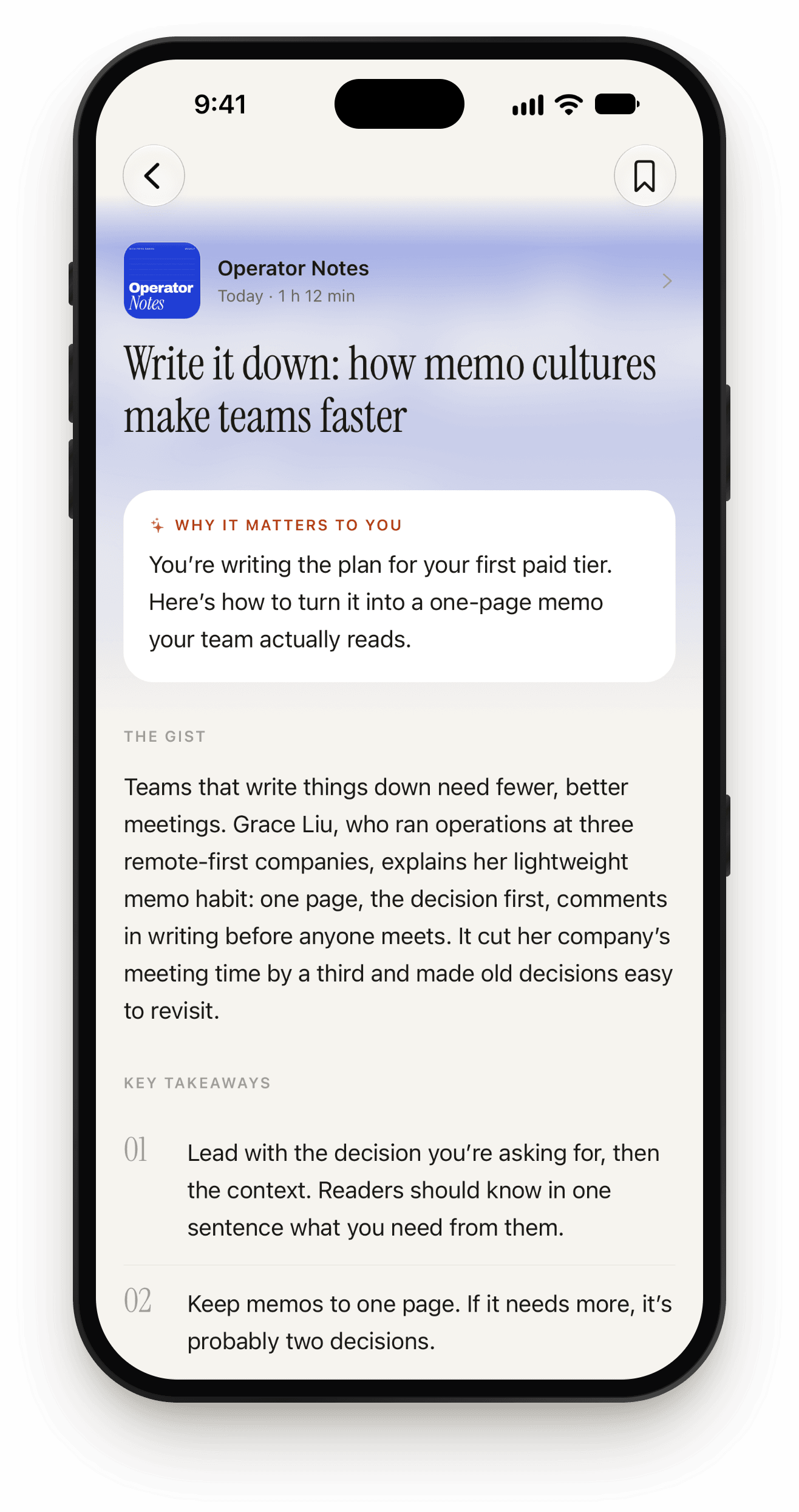 A gist in Podstill that opens with a “Why it matters to you” note above the summary of the episode.